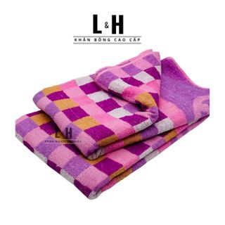 Khăn tắm cho gia đình, trẻ em, đi biển cỡ lớn, KT 70x140cm