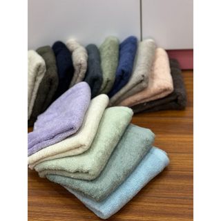 Combo 10 khăn gội đầu cotton, KT 35x75, nặng 110g