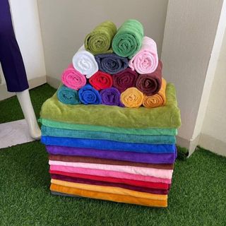 Combo 4 Khăn lau ô tô Microfiber loại dày 30x50cm, mềm mịn, siêu thấm nước