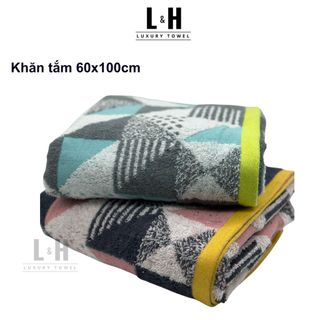 Khăn tắm kẻ đi biển cao cấp, Xuất nhất MJ, KT 60x120, 300g