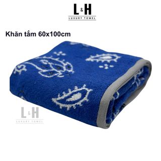 Khăn tắm kẻ đi biển cao cấp, Xuất nhất MJ, KT 60x120, 300g