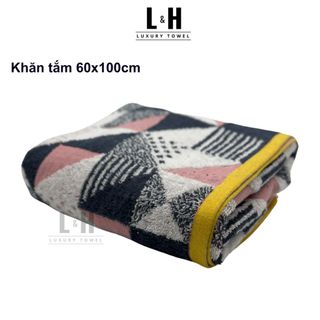 Khăn tắm kẻ đi biển cao cấp, Xuất nhất MJ, KT 60x120, 300g