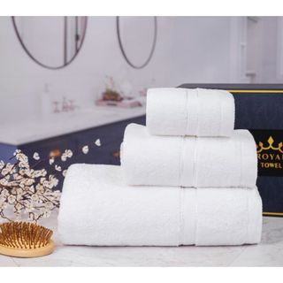 Khăn Tắm Khăn Gội Đầu, Khăn Lau Mặt Dùng Cho Gia Đình Spa Khách Sạn 100% Cotton
