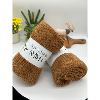 Khăn Tắm Lông Cừu Hạt Gạo Siêu Mềm, KT 50x100cm