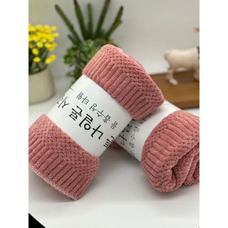 Khăn tắm lông cừu, hạt gạo, KT 50x100cm