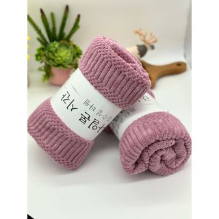 Khăn Tắm Lông Cừu Hạt Gạo Siêu Mềm, KT 50x100cm
