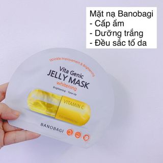 - Mặt nạ Banobagi Vita Genic Jelly Mask là loại mặt nạ giàu vitamin với hàm lượng cao, được chiết xuất hoàn toàn từ nguồn nước khoáng tự nhiên được thu hoạch tại đảo Jeju Hàn Quốc.
