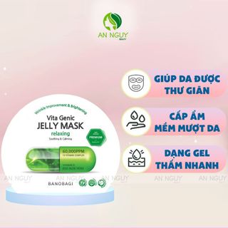 - Mặt nạ Banobagi Vita Genic Jelly Mask là loại mặt nạ giàu vitamin với hàm lượng cao, được chiết xuất hoàn toàn từ nguồn nước khoáng tự nhiên được thu hoạch tại đảo Jeju Hàn Quốc.
