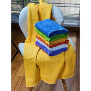 Combo 10 chiếc khăn tắm Màu Tân Thịnh, KT 50x100cm