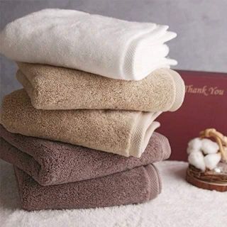 Set 4 khăn lau đầu, khăn gội 40x80 100 % cotton, (new)