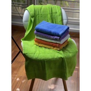 Combo 10 Chiếc Khăn Tắm Màu Cotton Tân Thịnh, KT 50x100cm
