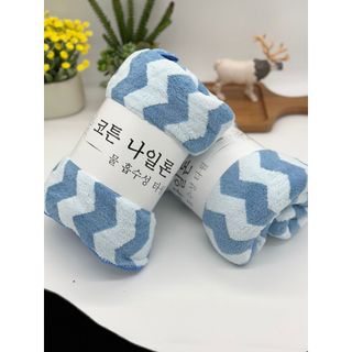 Khăn mặt lông cừu, kẻ tăm Nổi, KT 30x50cm