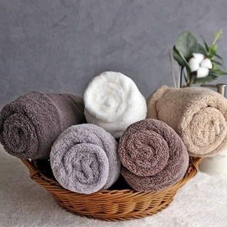 Set 4 khăn lau đầu, khăn gội 40x80 100 % cotton, (new)