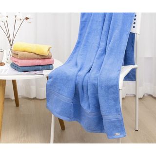 Khăn lau đầu khăn gội SET 35x80cm với sợi bông cotton dày thấm hút tốt
