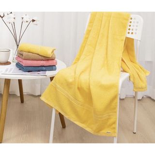 Khăn Lau Đầu Khăn Gội 100% Cotton 35x80cm Dày Dặn, Mềm Mịn, Thấm Hút Tốt