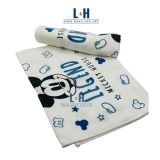 Khăn tắm 100% cotton Organic cho trẻ em, KT 35x80cm