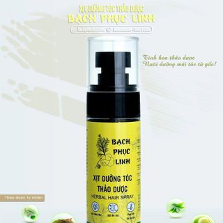 Xịt Dưỡng Tóc Bạch Phục Linh 70ml – Chiết Xuất Thảo Dược, Cung Cấp Độ Ẩm, Giúp Tóc Bóng Mượt