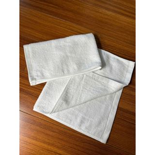 Combo 100 Khăn Cotton Trắng Khách Sạn A, KT 30x30cm