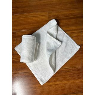 Combo 100 Khăn Cotton Trắng Khách Sạn A, KT 30x30cm