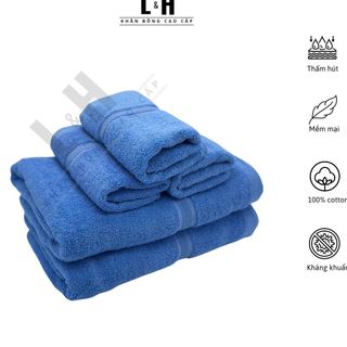 Khăn Tắm, Khăn Mặt Gội Lau Đầu Đủ Màu,100% Cotton Siêu Thấm Hút, Không Phai Màu Dùng Cho Gia Đình, Spa, Khách Sạn