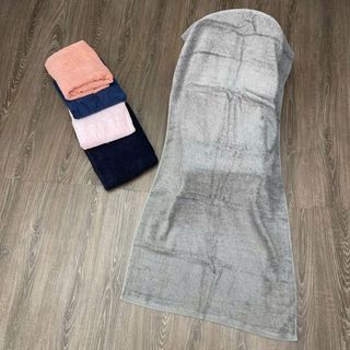 Khăn Tắm Màu Trơn Cotton 100% Hàng Xuất Dư, KT 50x100cm
