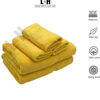 Khăn Tắm, Khăn Mặt, Khăn Gội Lau Đầu Đủ Màu,100% Cotton Siêu Thấm Hút, Không Phai Màu