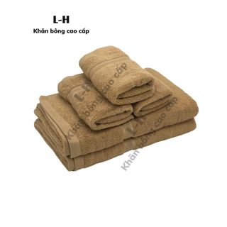 Khăn Tắm Cotton Cao Cấp HANOITEX 50x100cm, 60x120cm, 70x140cm, Sợi Bông Dày Dặn Mềm Mại, Kháng Khuẩn