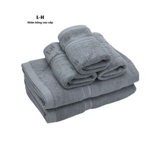 Khăn Tắm Cotton Cao Cấp HANOITEX 50x100cm, 60x120cm, 70x140cm, Sợi Bông Dày Dặn Mềm Mại, Kháng Khuẩn