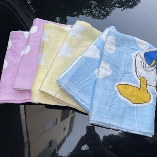 Khăn tắm cho bé MJ Organic, chuột MICKEY KẺ XANH, 60x120cm