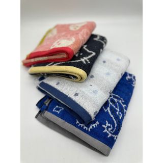 Khăn gội kẻ Nhật MJ Organic, KT 34x80cm, 120g