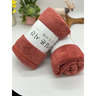 Khăn Tắm Lông Cừu Xuất Hàn Vân Kẻ Sọc To KT 70*140cm