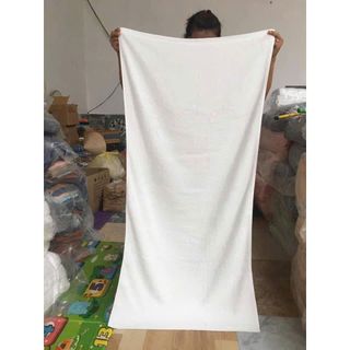 Khăn tắm trắng khách sạn MJ cao cấp, KT 60x120cm, 320g