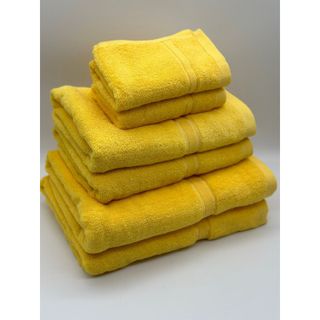 Combo 6 Khăn Tắm Gội Mặt Cao Cấp 100% Cotton Siêu Thấm Hút, Không Sổ Lông, Không Phai Màu