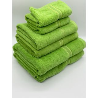 Combo 6 Khăn Tắm Gội Mặt Cao Cấp 100% Cotton Siêu Thấm Hút, Không Sổ Lông, Không Phai Màu