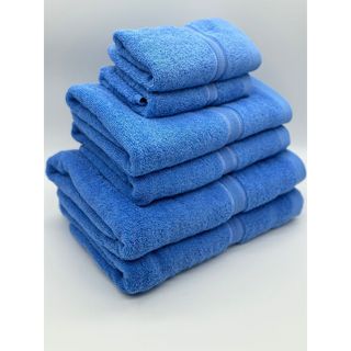 Combo 6 Khăn Tắm Gội Mặt Cao Cấp 100% Cotton Siêu Thấm Hút, Không Sổ Lông, Không Phai Màu