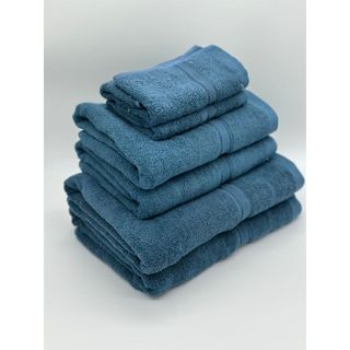 Combo 6 Khăn Tắm Gội Mặt Cao Cấp 100% Cotton Siêu Thấm Hút, Không Sổ Lông, Không Phai Màu