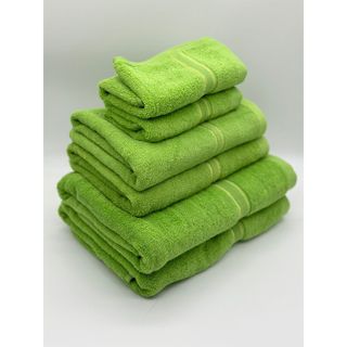Combo 6 Khăn Tắm Gội Mặt Cao Cấp 100% Cotton Siêu Thấm Hút, Không Sổ Lông, Không Phai Màu