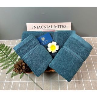 Khăn mặt SET 30x50cm với sợi bông cotton dày thấm hút tốt, không ra màu, không đổ lông