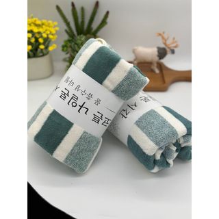 Combo 10 Khăn Kông Cừu Kẻ Sọc, Ngẫu Nhiên, KT 30x50cm