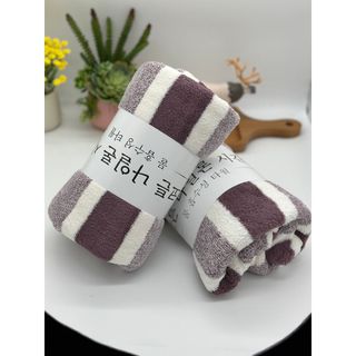 Combo 10 Khăn Kông Cừu Kẻ Sọc, Ngẫu Nhiên, KT 30x50cm