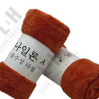 Khăn Tắm, Khăn Gội Lông cừu Hàn Quốc Cao Cấp size 35*75cm