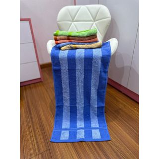 Bộ 3 khăn Gồm Khăn Tắm, lau đầu, khăn mặt Kẻ Sọc Tân Thịnh