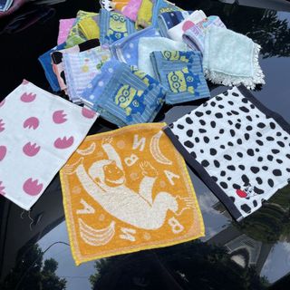 Set 5 Khăn tay MJ cao cấp cho bé 25x25cm, chất cotton, mềm mịn thấm hút, đẹp, sang trọng