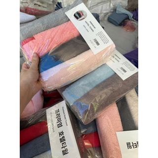 Sét 4 Khăn Tắm Xuất Dư, kt 40*80cm_200g. Sợi Cotton Mềm Mịn, Thấm Nước