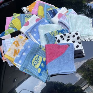 Set 5 Khăn tay MJ cao cấp cho bé 25x25cm, chất cotton, mềm mịn thấm hút, đẹp, sang trọng