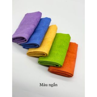 Khăn Mặt Màu Trơn Hanoitex Sợi Cotton, KT 28x48cm