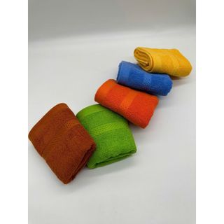 Khăn Mặt Màu Trơn Hanoitex Sợi Cotton, KT 28x48cm