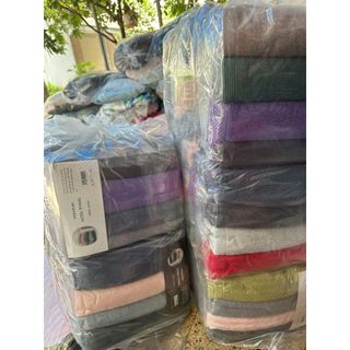 Sét 4 Khăn Tắm Xuất Dư, kt 40*80cm_200g. Sợi Cotton Mềm Mịn, Thấm Nước