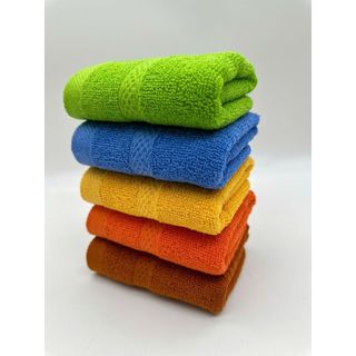 Khăn Mặt Màu Trơn Hanoitex Sợi Cotton, KT 28x48cm