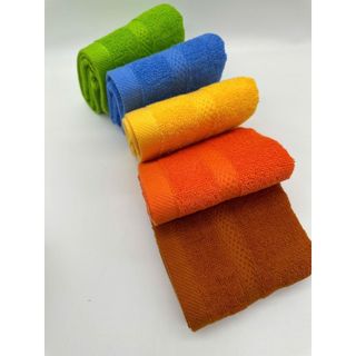 Khăn Mặt Màu Trơn Hanoitex Sợi Cotton, KT 28x48cm